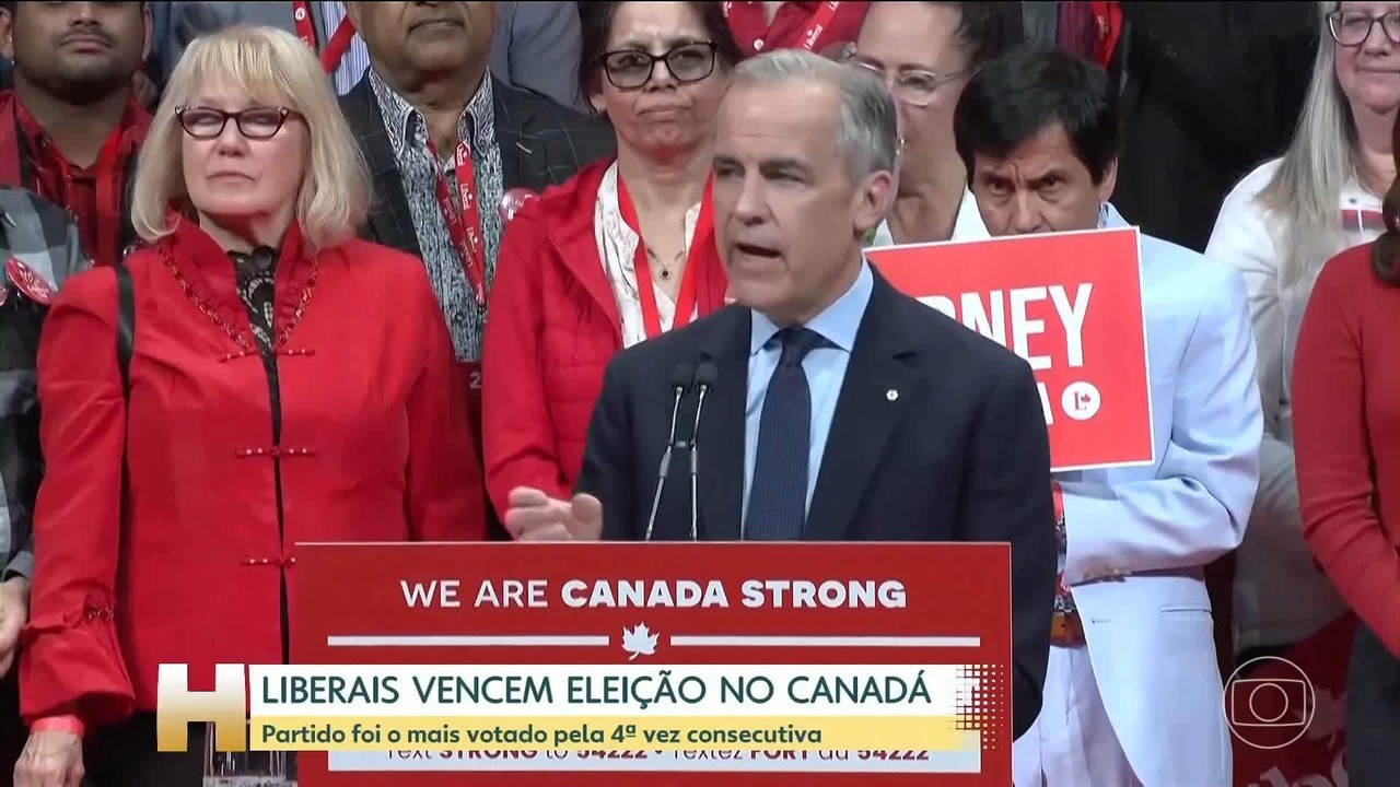 Partido Liberal, do atual primeiro-ministro Mark Carney, vence eleições do Canadá, mas terá que formar coalizão